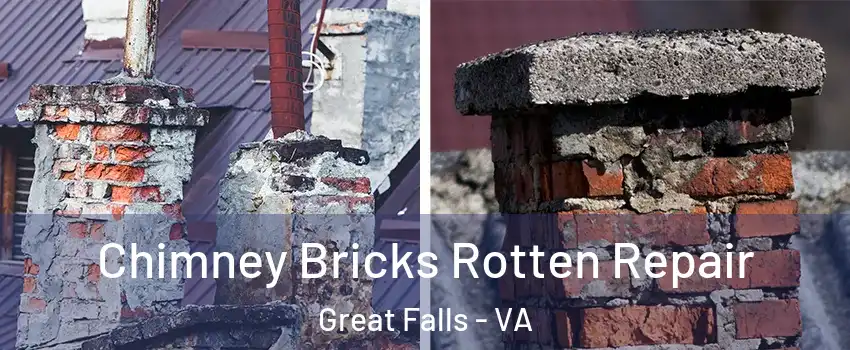  Chimney Bricks Rotten Repair Great Falls - VA