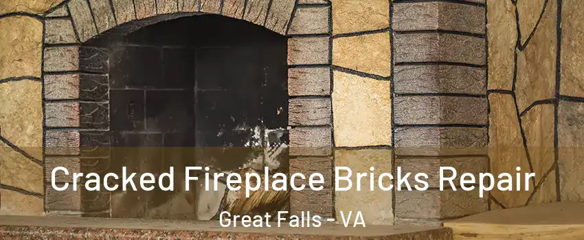  Cracked Fireplace Bricks Repair Great Falls - VA