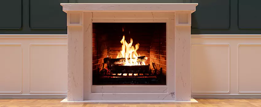 Decorative Electric Fireplace Installation in Great Falls, Virginia