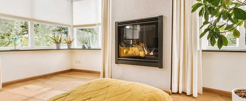 Residential Fireplace Ceramic Glass Installation in Great Falls, VA