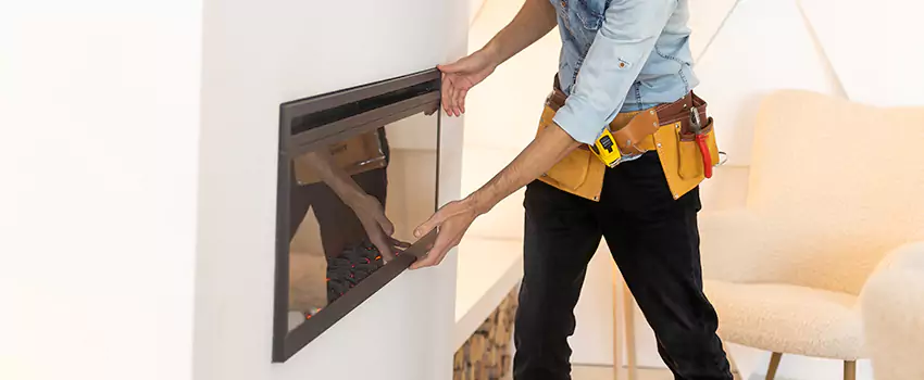 Metal Fireplace Installation in Great Falls, Virginia