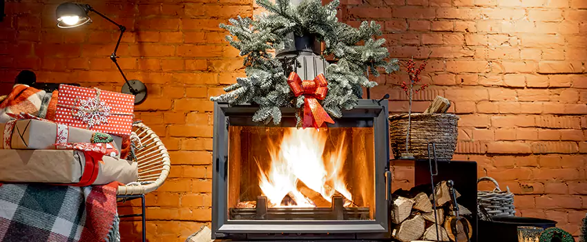 Travis Industries Linear Gas Fireplace Installation in Great Falls, Virginia