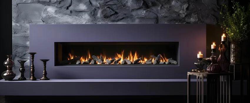 Ember Bed for Ventless Gas Fireplace in Great Falls, VA