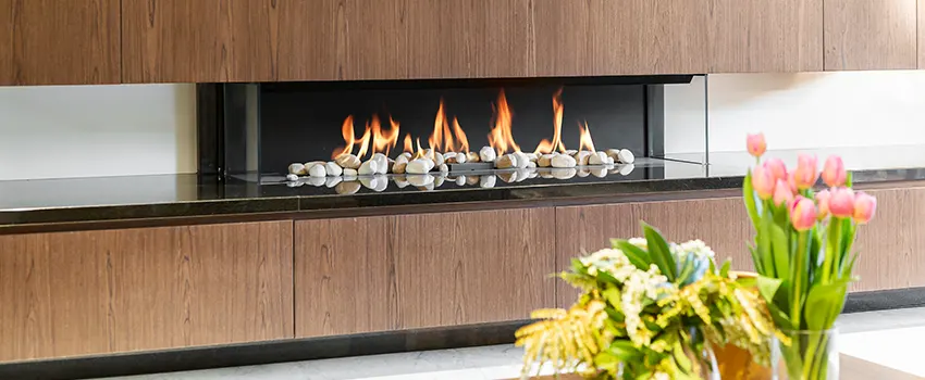 Double-height Fireplace Design Refurbishment in Great Falls, Virginia