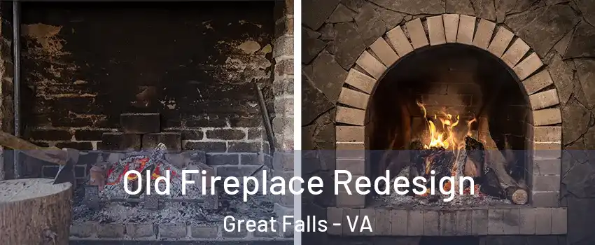  Old Fireplace Redesign Great Falls - VA